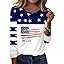 TCOT Women Long Sleeve Crew Neck Tee Tops Trendy Casual Dressy Blouses Spring Clothes Pullover Shirts
