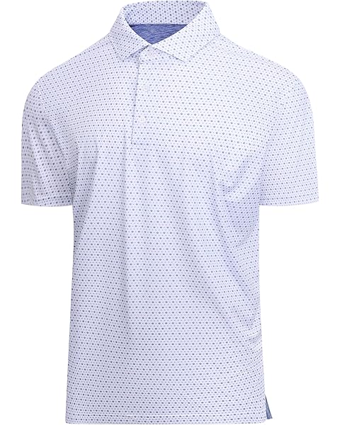 Polo Shirts for Men: Quick Dry Moisture Wicking High Elasticity Convenient Slim Fit Polo Runs Small Order One Size Up