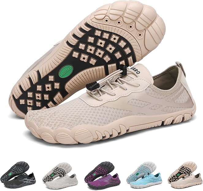SAGUARO Water Shoes for Women - Barefoot Quick-Dry Aqua Sock, Lightweight,