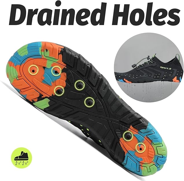 SAGUARO Water Shoes for Women - Barefoot Quick-Dry Aqua Sock, Lightweight,